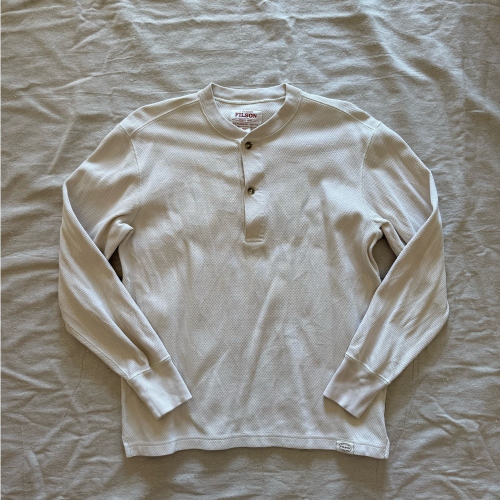 Filson Waffle Knit Henley Sand